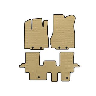 EVA Fußmatten (2 Reihen, Beige)