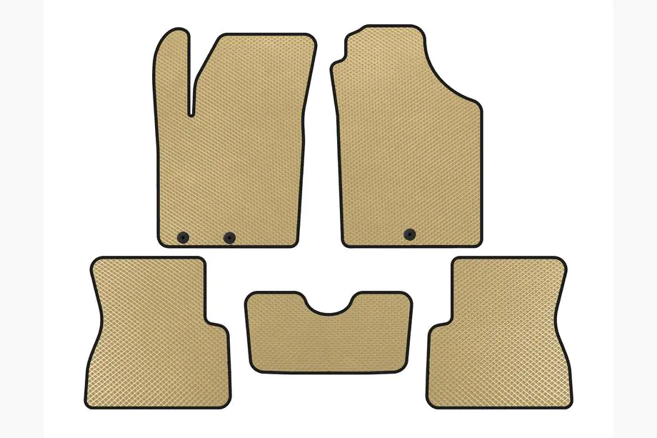 Kia Picanto 2011-2016 EVA Fußmatten (Beige) Image