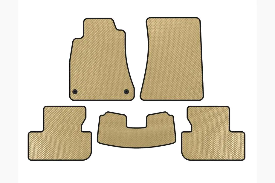 Lexus IS 2005-2013 EVA Fußmatten (SD, Kein Allrad, Beige) Image