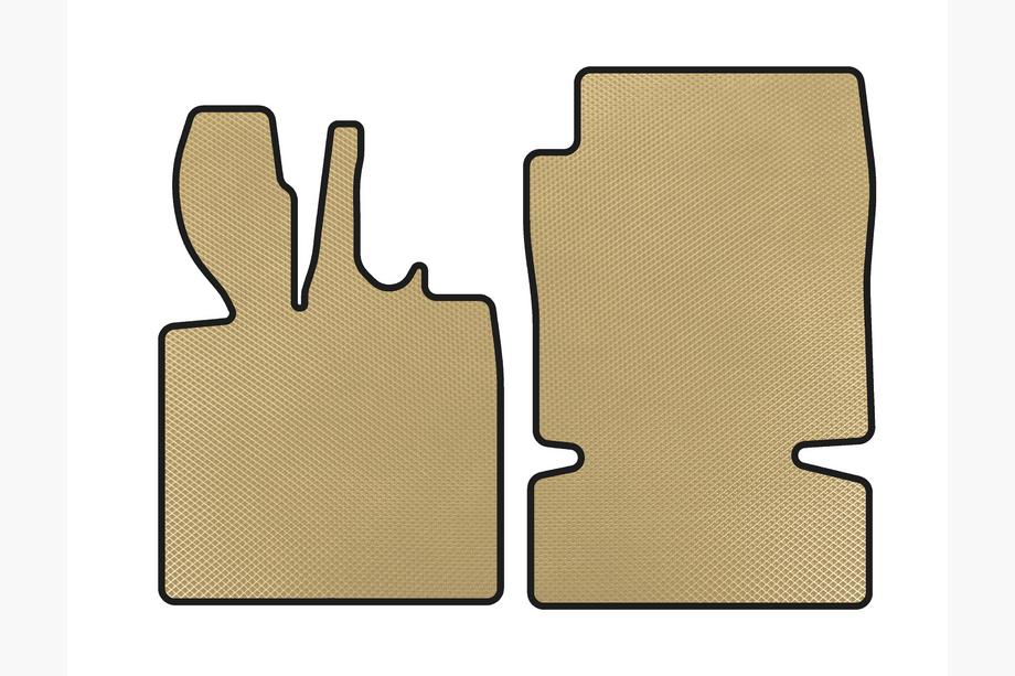 Smart 1998-2007 EVA Fußmatten (2003-2007, Coupe, Beige) Image
