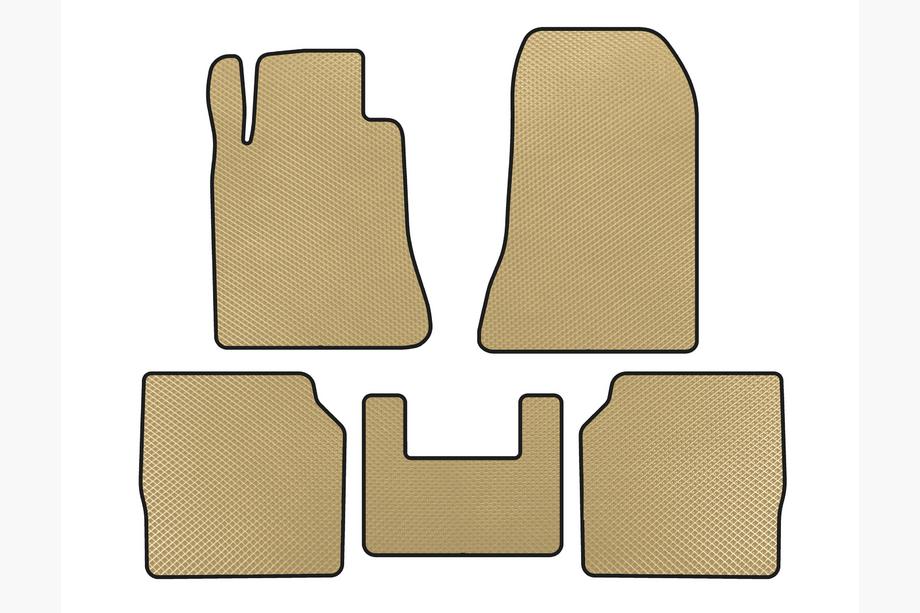 Mercedes S-class W140 1991-1998 EVA Fußmatten (SD, Langversion, Beige) Image