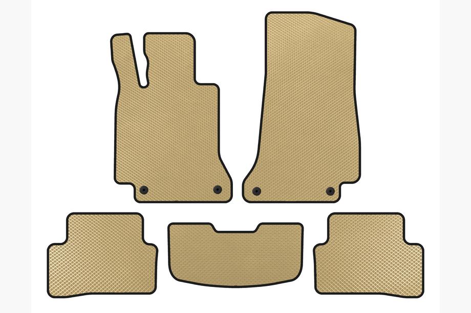 Mercedes C-class W205 2014-2021 EVA Fußmatten (SD, Beige) Image