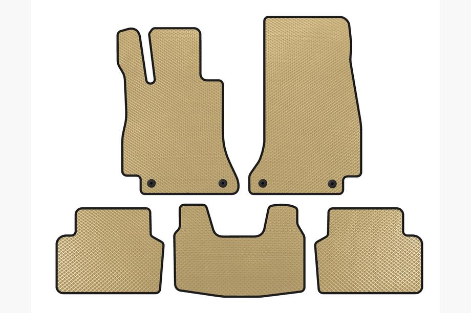 Mercedes E-class W213 2016-2023 EVA Fußmatten (SD, Beige) Image