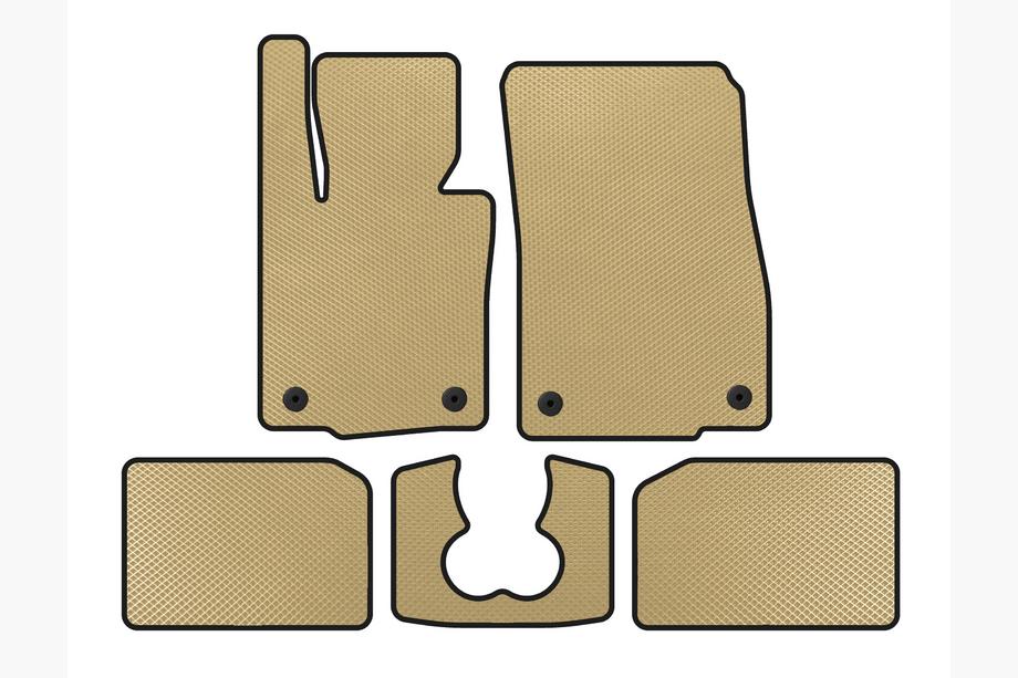 Mini Cooper F55/56/57 2014-2023 EVA Fußmatten (für S F55, 5-türig, Beige) Image
