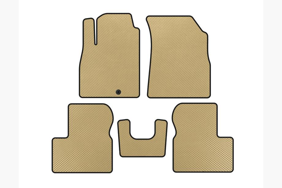 Nissan Micra K13 2011-2016 EVA Fußmatten (Beige) Image