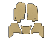 Nissan Pathfinder R51 2005-2014 EVA V2 Fußmatten (2 Reihen, Beige, 2010-2014) Foto 1