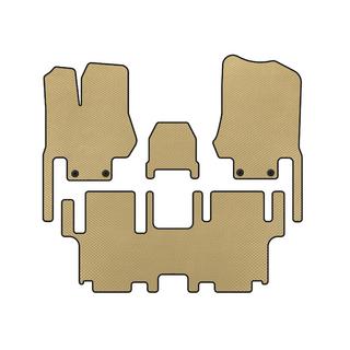 EVA Fußmatten (2 Reihen, 7-Sitzer, Beige)
