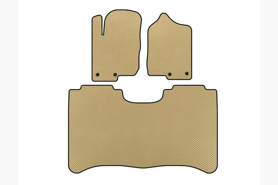 Nissan Titan 2004-2011 EVA Fußmatten (Beige) Image