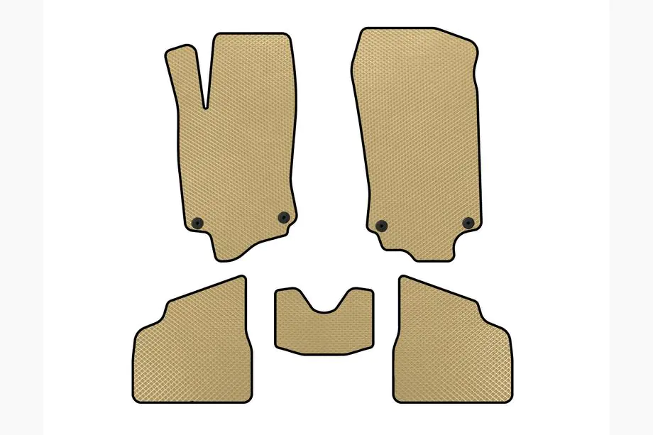Opel Corsa C 2000-2006 EVA Fußmatten (Beige) Image