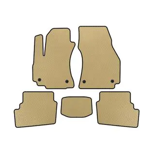 EVA Fußmatten (2 Reihen, 2003-2005, 7-Sitzer, Beige)