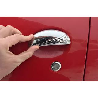 Chrom Türgriffblenden (4 Stk, Edelstahl) Toyota Aygo 2007-2014 Foto 1