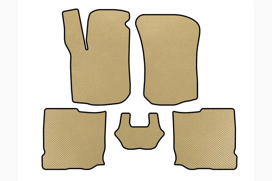 Seat Leon 1999-2005 EVA Fußmatten (HB, 5-Türer, Beige) Image