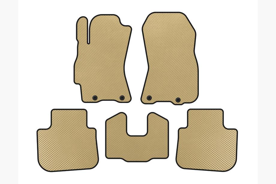 Subaru Outback 2009-2014 EVA Fußmatten (Beige) Image
