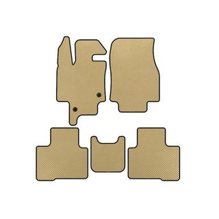 EVA Fußmatten (2 Reihen, 7-Sitzer, Beige)