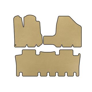 EVA Fußmatten (2 Reihen, Beige)