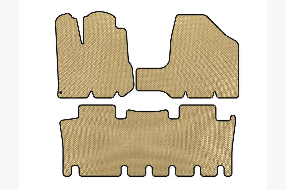 Toyota Sienna 2003-2009 EVA Fußmatten (2 Reihen, Beige) Image