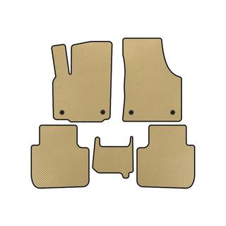 EVA Fußmatten (2 Reihen, 7-Sitzer, Beige)