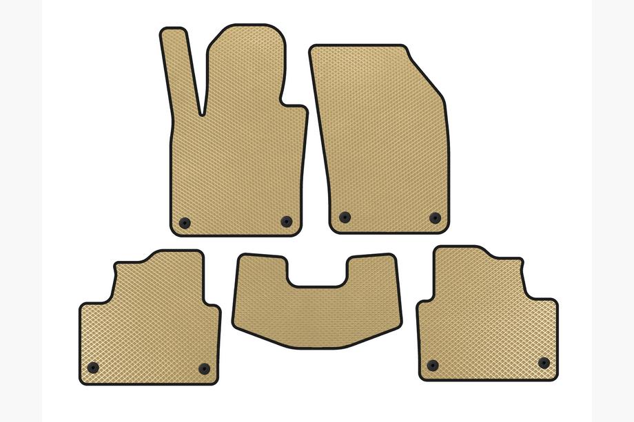 Volvo S60 2019- EVA Fußmatten (Beige) Image