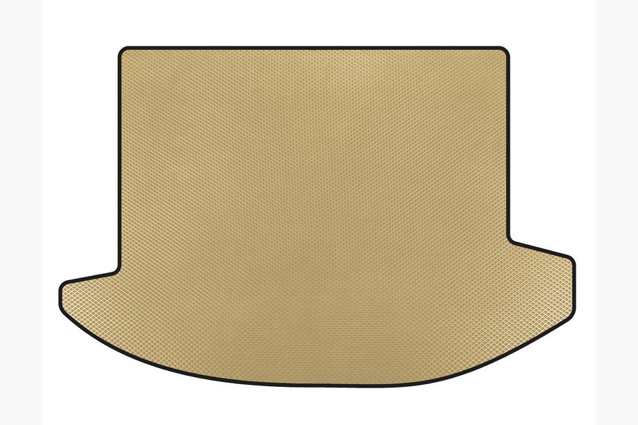 Kia Carens 1999-2012 EVA Kofferraummatte (2006-2012, 2 Reihen, 7-Sitzer, Beige) Image
