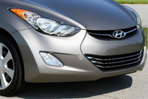 Hyundai Elantra (MD/UD) 2011-2015 Grillabdeckung (3 Stk, Edelstahl) Foto 1