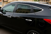Hyundai IX-35 2010-2015 Chrom Fensterumrandung Set (10-tlg, Edelstahl) Foto 1