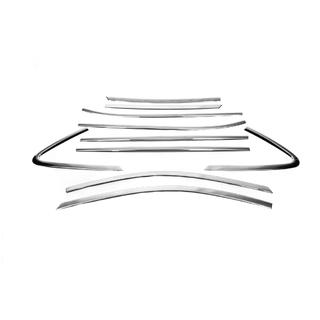 Chrom Fensterumrandung Set (10-tlg, Edelstahl) Hyundai IX-35 2010-2015 Foto 3