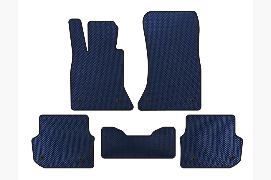 BMW 5 Series F10/F11 2010–2016 EVA Fußmatten (für F-11, Blau) Image