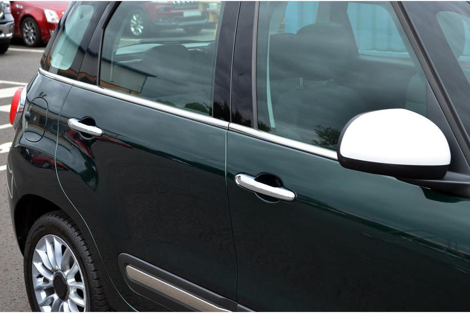 Fiat 500/500L 2013-2022 Fensterleisten Chrom (6 Stk, Edelstahl) OmsaLine - Italienischer Edelstahl Image