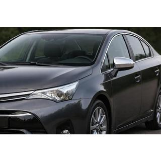 Spiegelabdeckungen (2 Stk, Edelstahl) Toyota Avensis 2009-2018 Foto 1