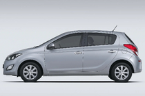 Hyundai I-20 2012-2014 Chrom Türgriffblenden (4 Stk., Edelstahl) OmsaLine - Italienischer Edelstahl Foto 1