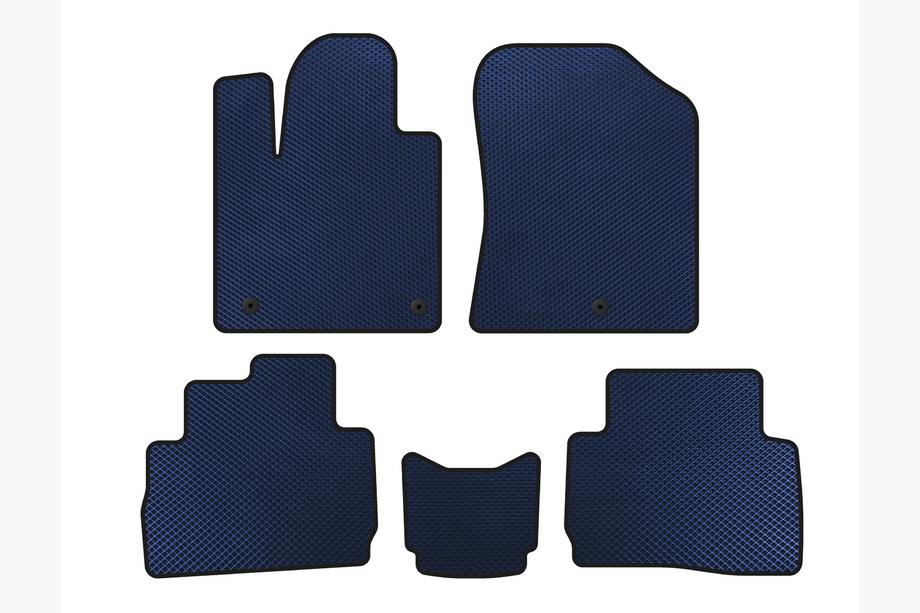 Hyundai Santa Fe 4 2018-2023 EVA Fußmatten (2020-2023, Blau) Image