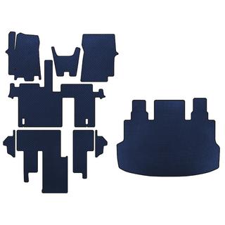 EVA Fußmatten (vollständiger Innenraum, 1+1, 5/9-Sitzer, Blau)
