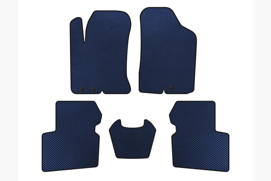 Kia Cerato 2 2010-2013 EVA Fußmatten (SD, Blau) Image