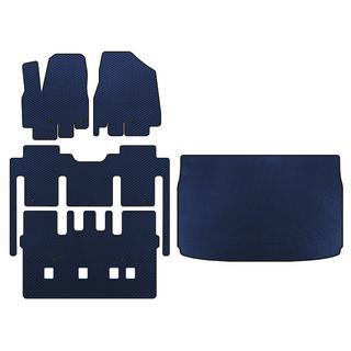 EVA Fußmatten (voller Innenraum, 8-Sitzer, Blau)