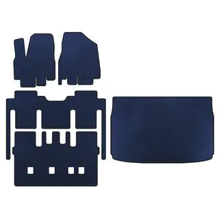 EVA Fußmatten (voller Innenraum, 8-Sitzer, Blau)