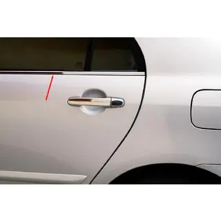 Fensterzierleisten außen Edelstahl (4 Stk)
