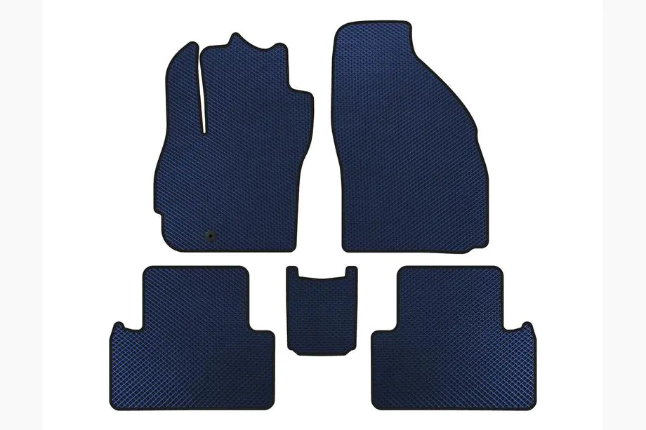 Mazda 5 2005-2009 EVA Fußmatten (2 Reihen, 7-Sitzer, Blau) Image