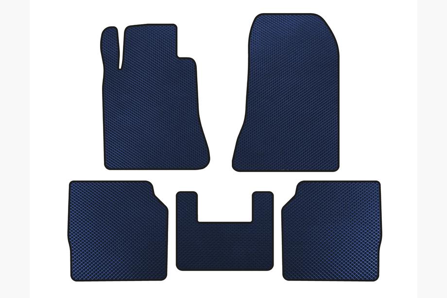 Mercedes S-class W140 1991-1998 EVA Fußmatten (SD, Langversion, Blau) Image