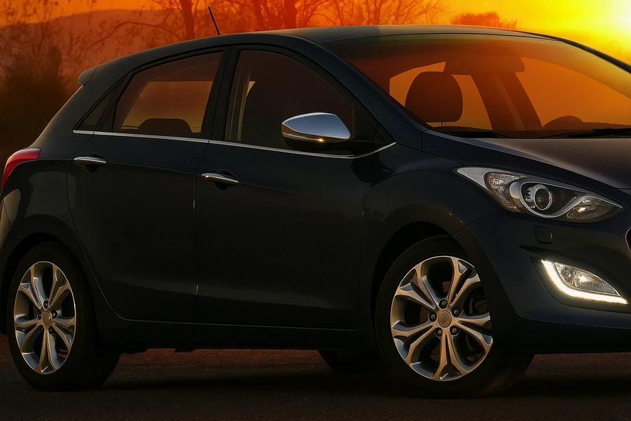 Hyundai I-30 2012-2017 Seitenscheiben Zierleiste (HB, Edelstahl) Image