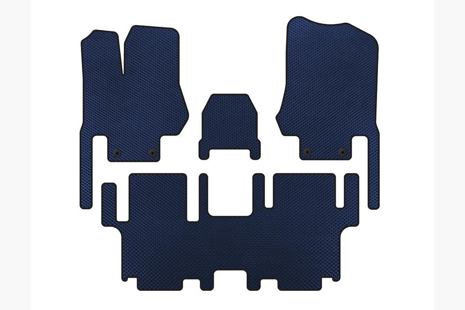 Nissan Quest 2011-2017 EVA Fußmatten (2 Reihen, 7-Sitzer, Blau) Image