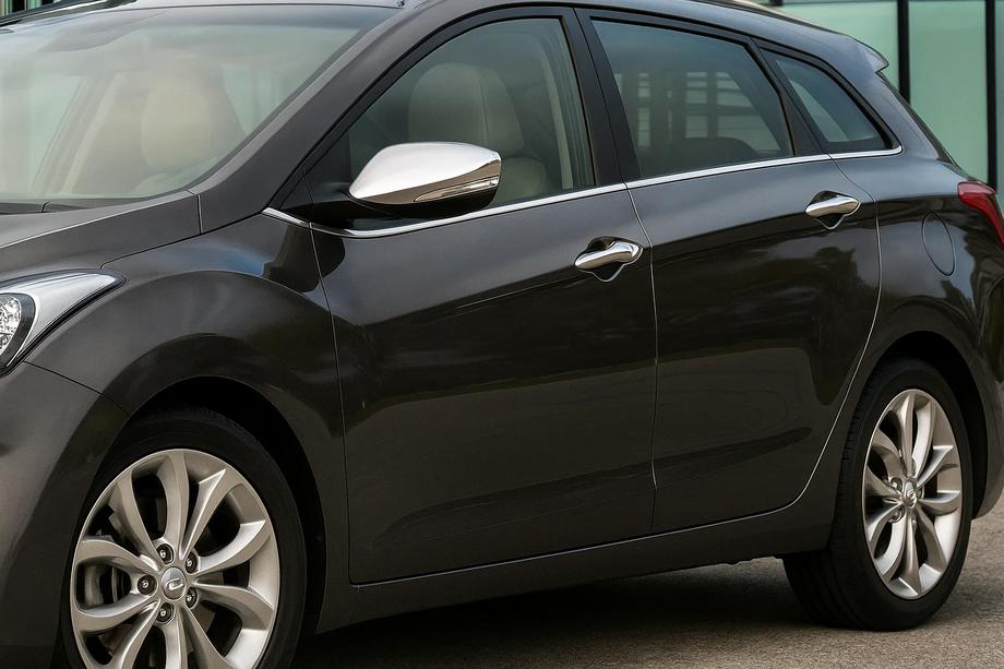 Hyundai I-30 2012-2017 Fensterzierleisten seitlich (SW, Edelstahl) Image