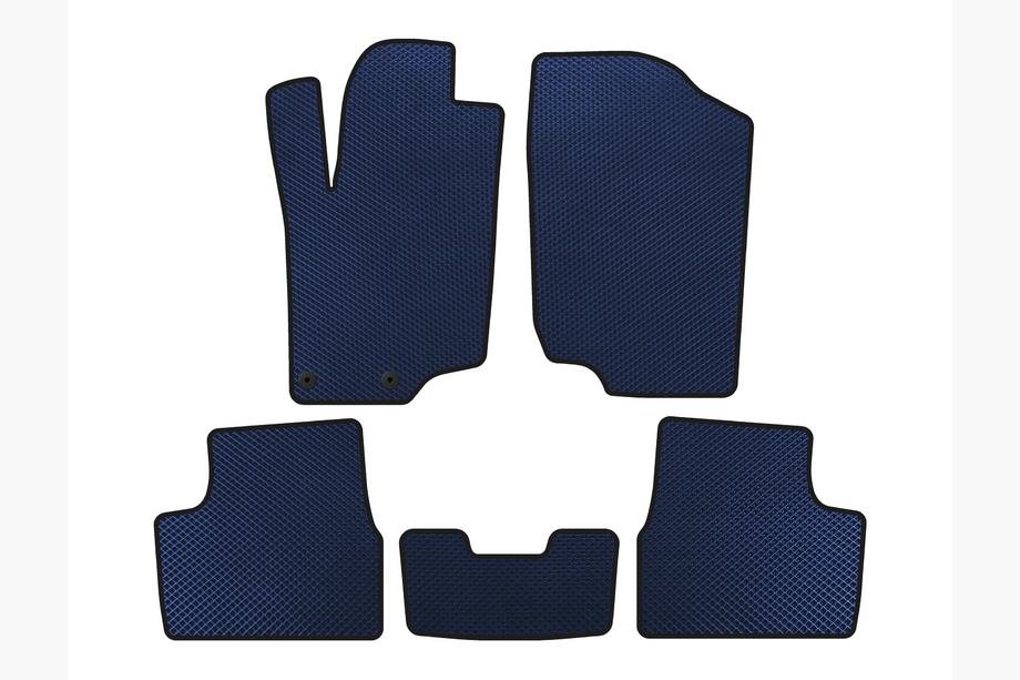 Peugeot 207 2006–2014 EVA Fußmatten (HB, 5-Türer, Blau) Image