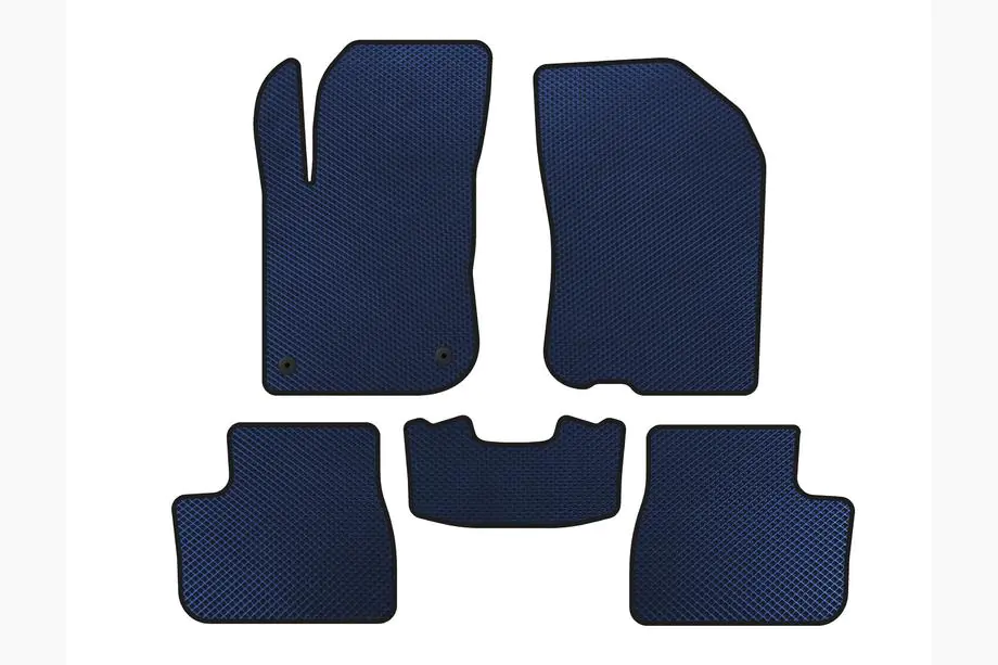 Peugeot 208 2012-2019 EVA Fußmatten (Blau) Image