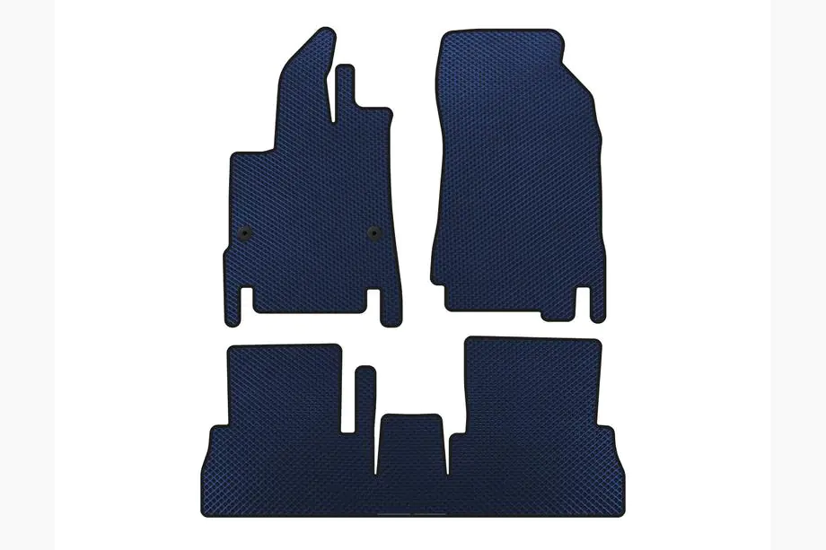 Peugeot Partner/Rifter 2019- EVA Fußmatten (7-Sitzer/Langer Radstand, Blau) Image