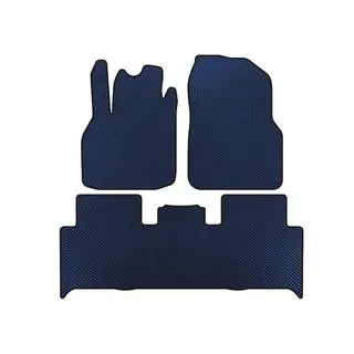 EVA Fußmatten (2 Reihen, Blau)