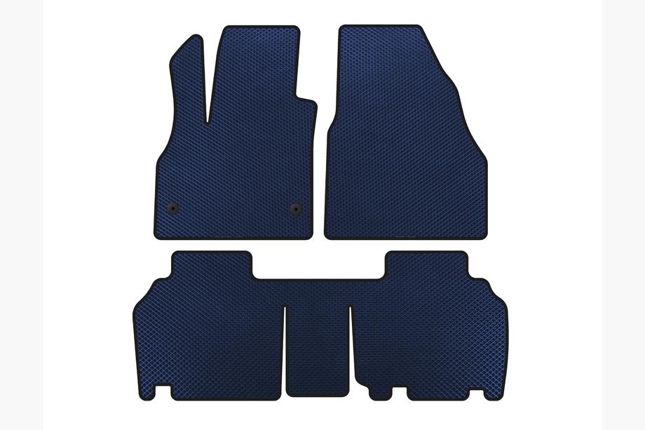 Renault Kangoo 2008–2020 EVA Fußmatten (2 Reihen, 5-türig/7-Sitzer, Blau) Image