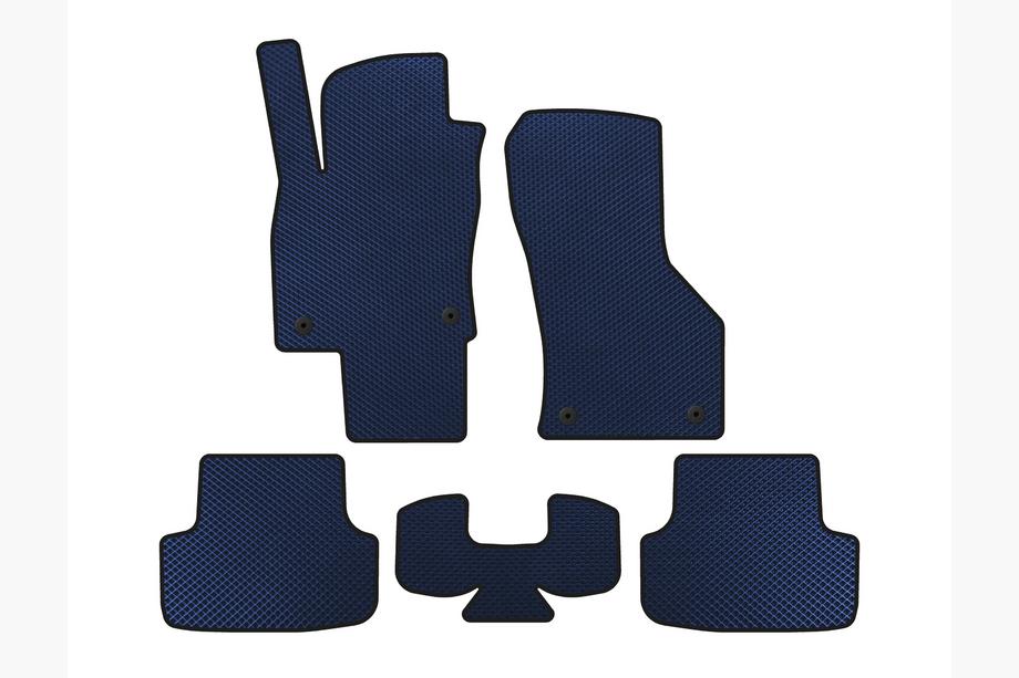 Seat Leon 2013-2020 EVA Fußmatten (Blau) Image
