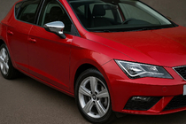Seat Leon 2013-2020 Spiegelabdeckungen (2 Stk., Edelstahl) Foto 2