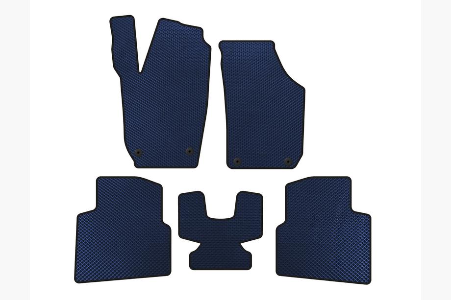 Skoda Roomster 2006-2015 EVA Fußmatten (Blau) Image