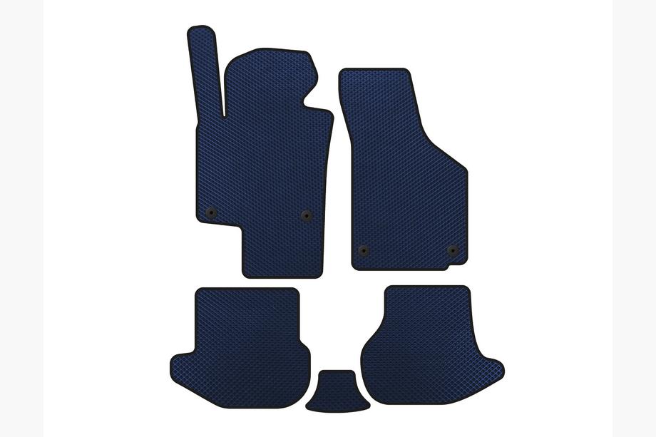 Volkswagen EOS 2006-2011 EVA Fußmatten (Blau) Image